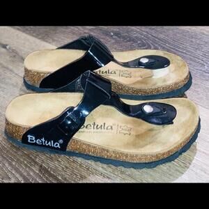 betula birkenstock Gizeh SZ 37/6 Women’s Black Patent leather sandals